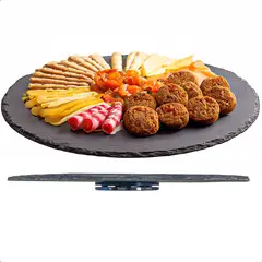 WAYU - Plato Giratorio De Piedra Pizarra Plato Giratorio 33cm