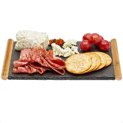 WAYU - Tabla De Cocina Piedra Pizarra Tabla De Picoteo Piedra