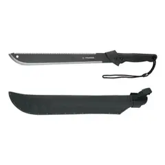 TRUPER - Machete Doble Filo 18 Cacha Bimaterial Con Funda - Multicolor