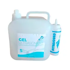 GENERICO - Gel Conductor Ultrasonido Incoloro 5 Litros + Dispensador - Transparente