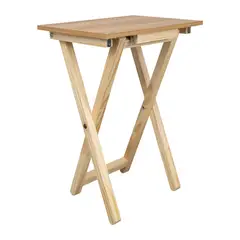 FMFURNITURE - Mesa Plegable 657X479X35 Cm Cafe Claro