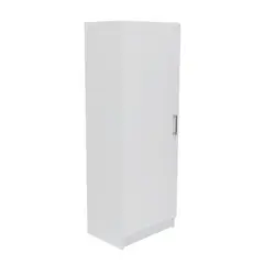 FMFURNITURE - Despensa 1 Puerta 3 Repisas Blanco