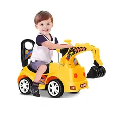 GENERICO - CorrePasillo para niños Excavadora Con Luz Y Sonido