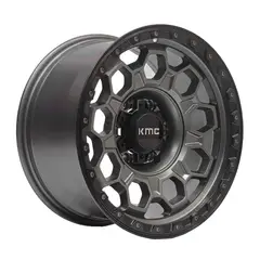 KMC - Set 4 Llantas 17x9 6X139 Et0 TREK MG-LMB-GR