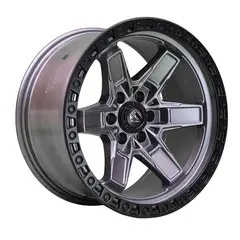GENERICO - Set 4 Llantas 18x9 6X130 Et-5 KICKER6 MG-LMB