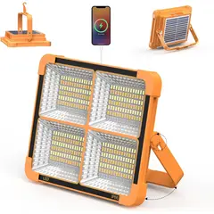 PROWAY - Foco Led Solar Emergencia Baliza Recargable 200w Camping