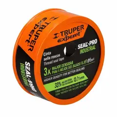TRUPER - Cinta De Teflón Para Gas Expert Ctf-12x13x - Naranjo