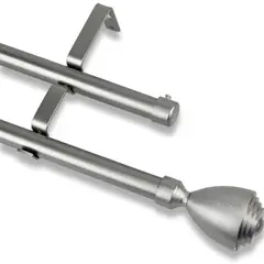 GUIZA - Barras De Cortina 19mm Extensibles Metálicas 160-300 Cm
