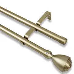 GUIZA - Barras De Cortina 19mm Extensibles Metálicas 160-300 Cm