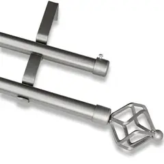 GUIZA - Barras De Cortina 19mm Extensibles Metálicas 160-300 Cm