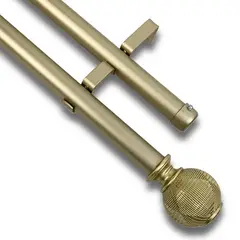 GUIZA - Barras De Cortina 25mm Extensibles Metálicas 120-210 Cm