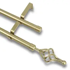 GUIZA - Barras De Cortina 19mm Extensibles Metálicas 120-210 Cm