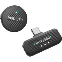 INSTA 360 - Micrófono inalámbrico Insta360 Mic Air (1 TX + 1 RX), Negro