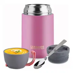 U BUY - Termo Liquido Comida Portátil 650ml Acero Inoxidable+cuchara