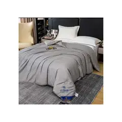 GENERICO - Plumon cubrecama king gris