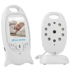 KIDSTAR - Monitor Bebé VB601 Pantalla LCD, Visión Nocturna y Voz