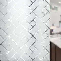 KUANGYE - Lamina Autoadhesiva Esmerilado Empavonado Vidrio Ventanafilm