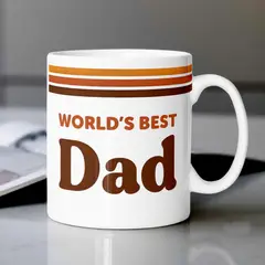 SM - Word´s Best Dad Tazón Retro para Papá