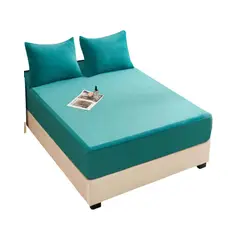 GENERICO - Cubre Colchon Impermeable Plush - Turquesa - SUPER KING