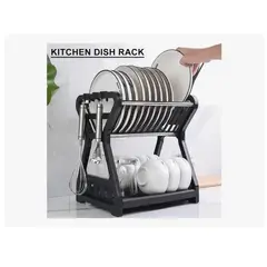 ESHOPANGIE - Secador Escurridor De Platos 2 Niveles Plastico Escurridor