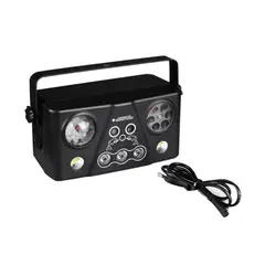 GENERICO - Luz de Fiesta 5 en 1 con Láser, LED, UV y Control DMX