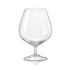 BOHEMIA CRYSTAL - SET DE 6 COPAS CRYSTALEX COGÑAC VIOLA