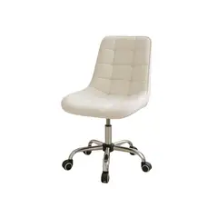 HABITA2 CHILE - Silla Escritorio Ejecutiva Felpa Roma - Beige