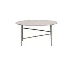 ENVY - Mesa Terraza Redonda Metal 70 X 35 cm - Gris