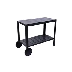 DAY - Carro Para Terraza Negro 90x45x74 Cm