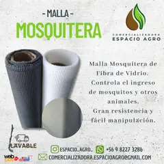 1880 - Malla Antimosquito BLANCO Fibra Vidrio Pvc 120M ANCHO x1M LARGO