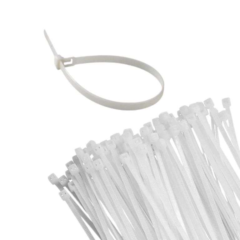 AMARRA BLANCA 30 CM X 50 UNIDADES VALPRIK