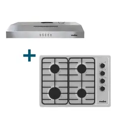 MABE - Kit Encimera a Gas 60cm +Campana Extractora 60cm