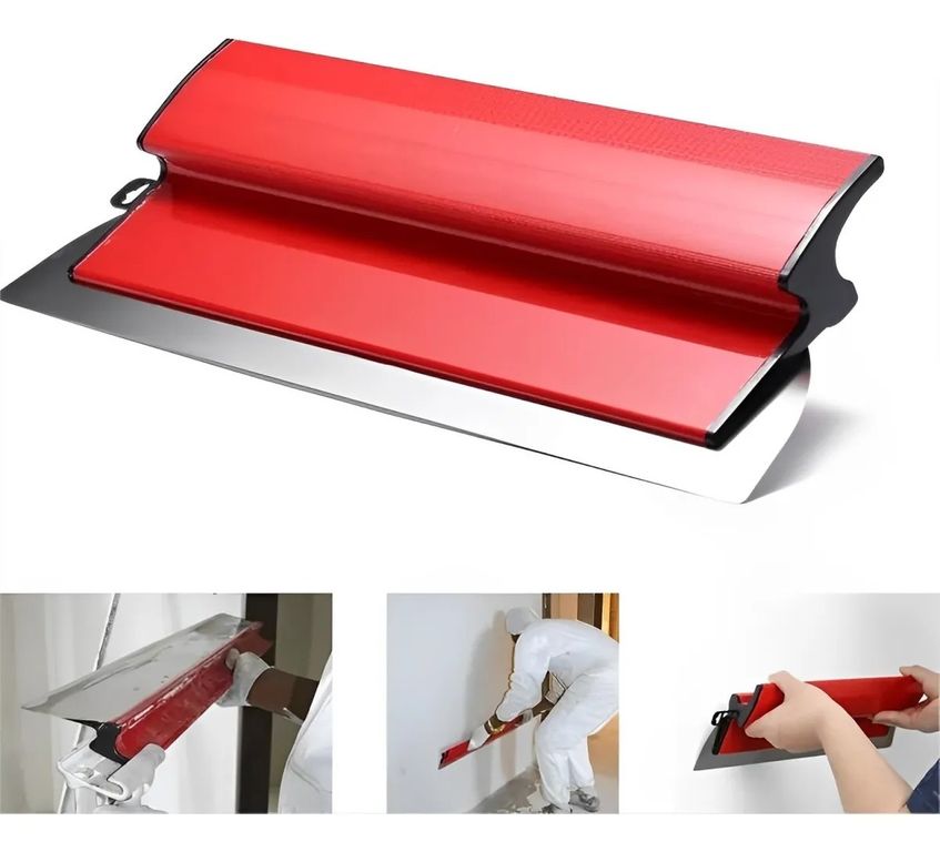 Alisador De Yeso Inox, Flexible, Para Masilla, 25 Cm