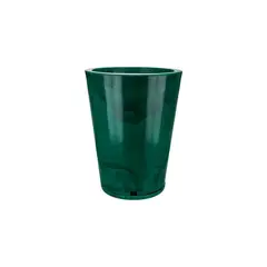 GENERICO - MACETERO FLORIDIS VERDE EFECTO MARMOL GENEBRA 57CM ALTO CON PLATO