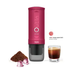 OUTIN - Máquina de espresso portátil Nano Rojo Carmesí
