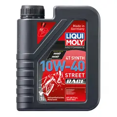 LIQUI MOLY - Aceite para Moto Motorbike Synth 10W-40 Street Race 1 lt
