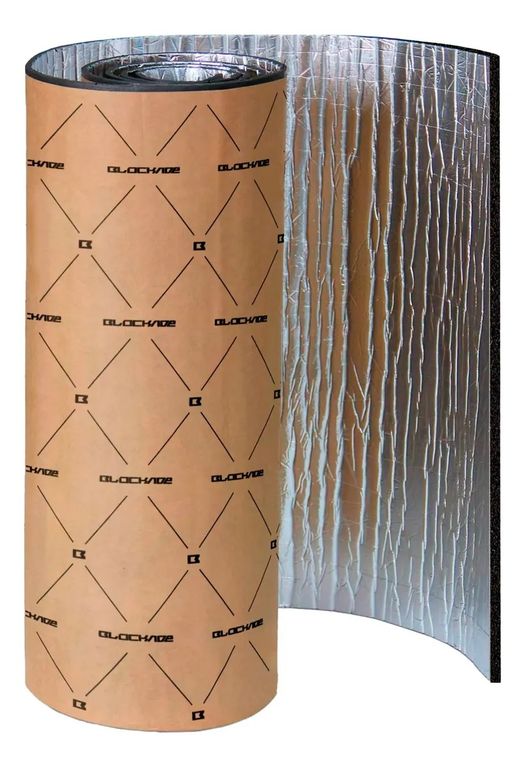 Aislante Termico Y Acustico Adhesivo Auto 100cmx100cmx1 30mm
