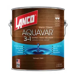 LANCO - Barniz Aquavar Marron Oscuro 1GL