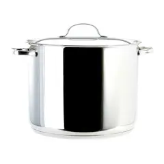 LACOR - Olla Alta con Tapa 13,5lt Acero Inoxidable 28cm