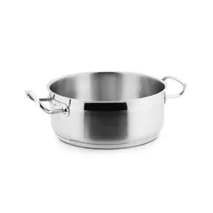 LACOR - Cacerola Sin Tapa 10lt Acero Inoxidable Eco Chef