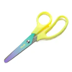 MILAN - Tijera 13cm redonda Sunset Amarilla Premium