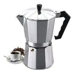 GENERICO - Cafetera Italiana Aluminio Express 9 Tazas