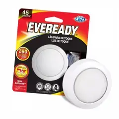 EVEREADY - Pack 2 Lámparas de Toque Led 45 lum.