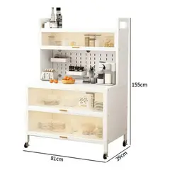 EVERSO - Estante Alacena Para Cocina Multiusos Con Ruedas Organizador