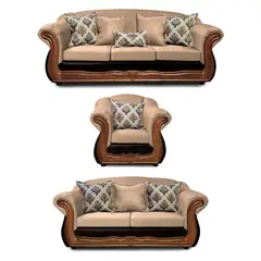 AMERICA DECORA - Living 4-3-1 Grand Búfalo Mixto Beige X