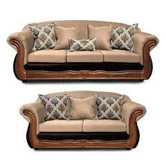 AMERICA DECORA - Living 4-3 Grand Búfalo Mixto Beige X