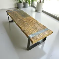 TAIKKEE - Banqueta industrial madera fierro