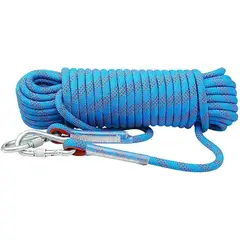 GENERICO - Cuerda De Escalada Mosquetón De Escalada 8mmx10m Con Ganchos