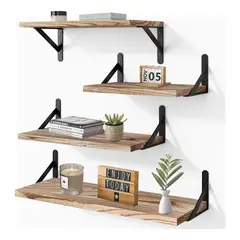 EVERSO - Repisas Flotantes De Pared Kit X3 Estantes Para Baño Cocina