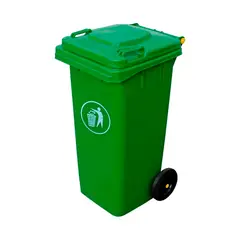 GENERICO - Basurero con tapa alta densidad 120 Lt